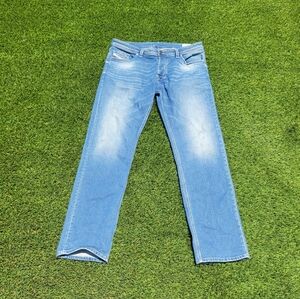 Distressed Faded Loose Fit Diesel Jeans